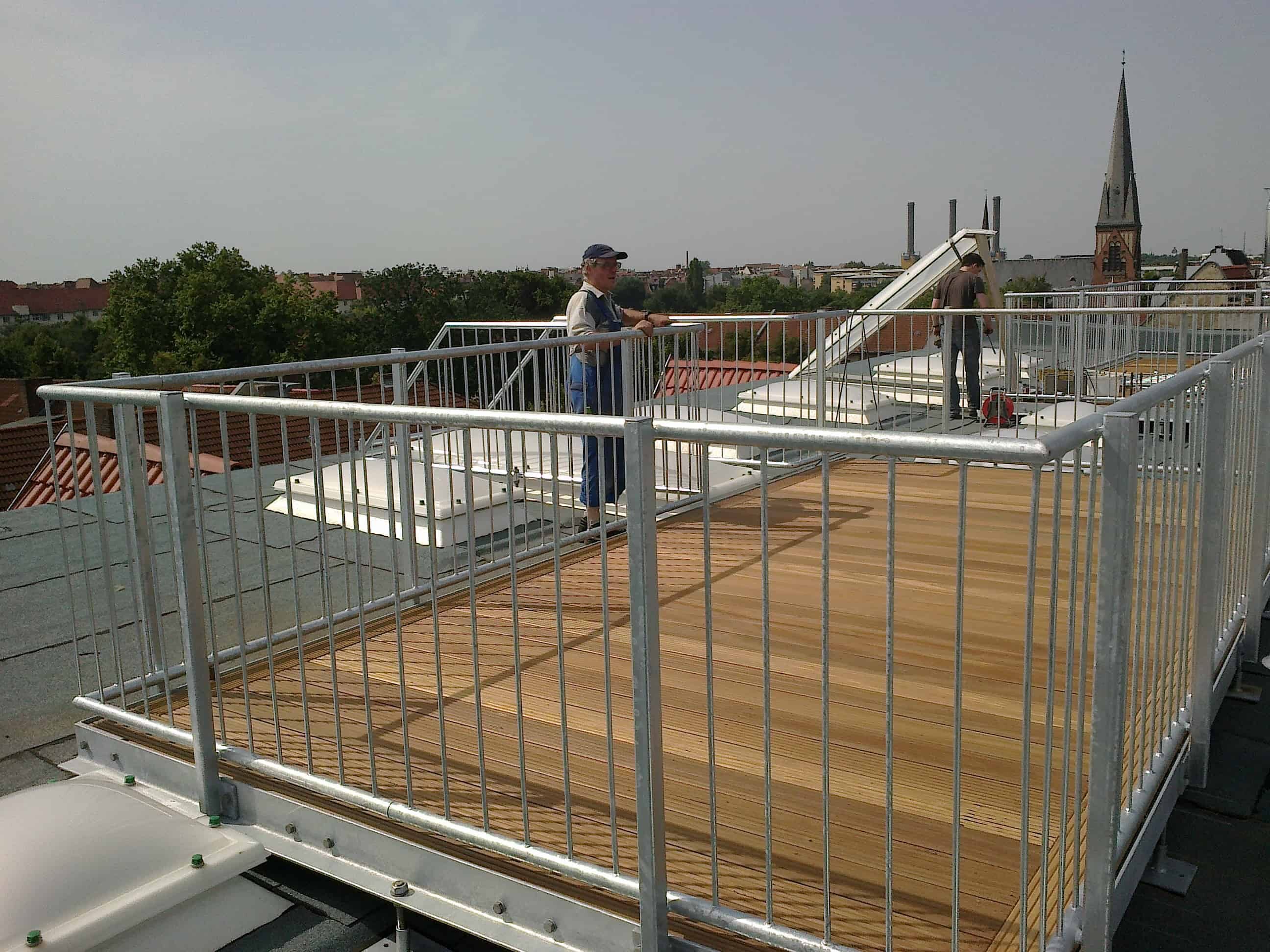 Montage Dachterrassen